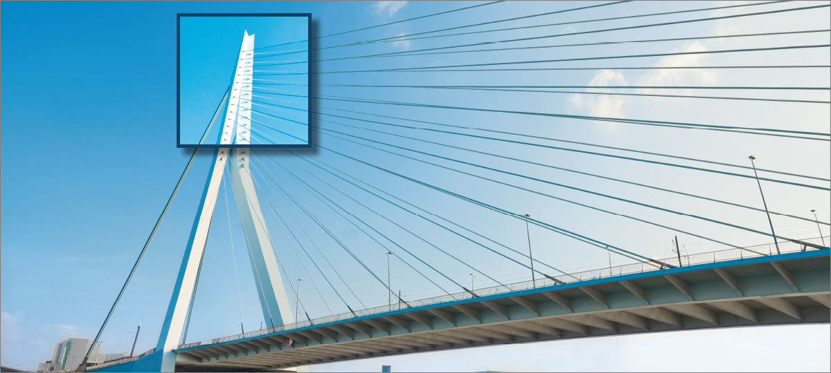 Br&uuml;cke &uuml;ber einen Fluss